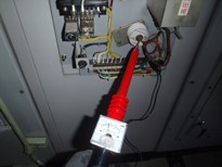 電気集塵機高圧荷電テスト